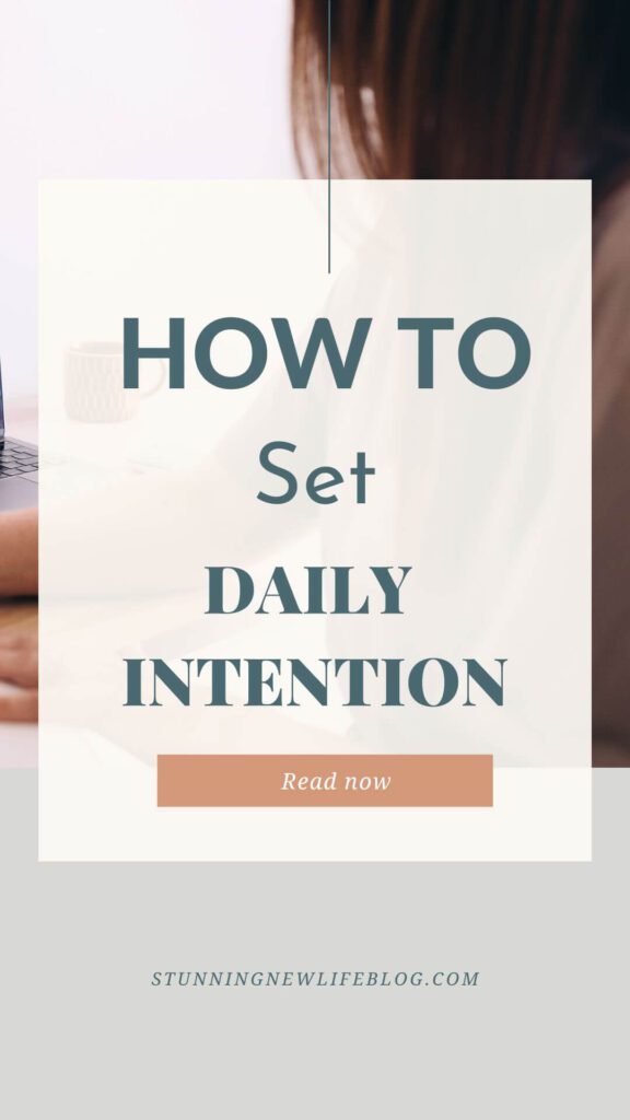daily intentions